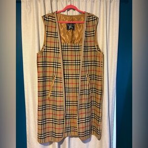 Burberrys trench coat wool liner zip in Burberry Nova check vintage